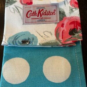NWT Cath Kidston Tea Towels painterly rose and big spot